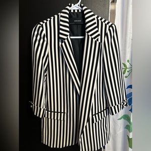 Zara striped blazer